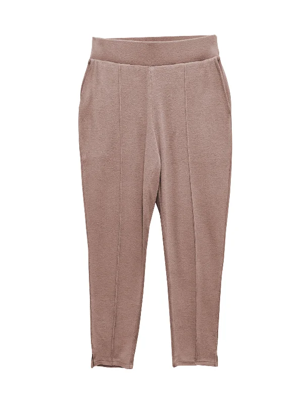 Comfort Luxe Collection Cozy Knit Pleated Pants