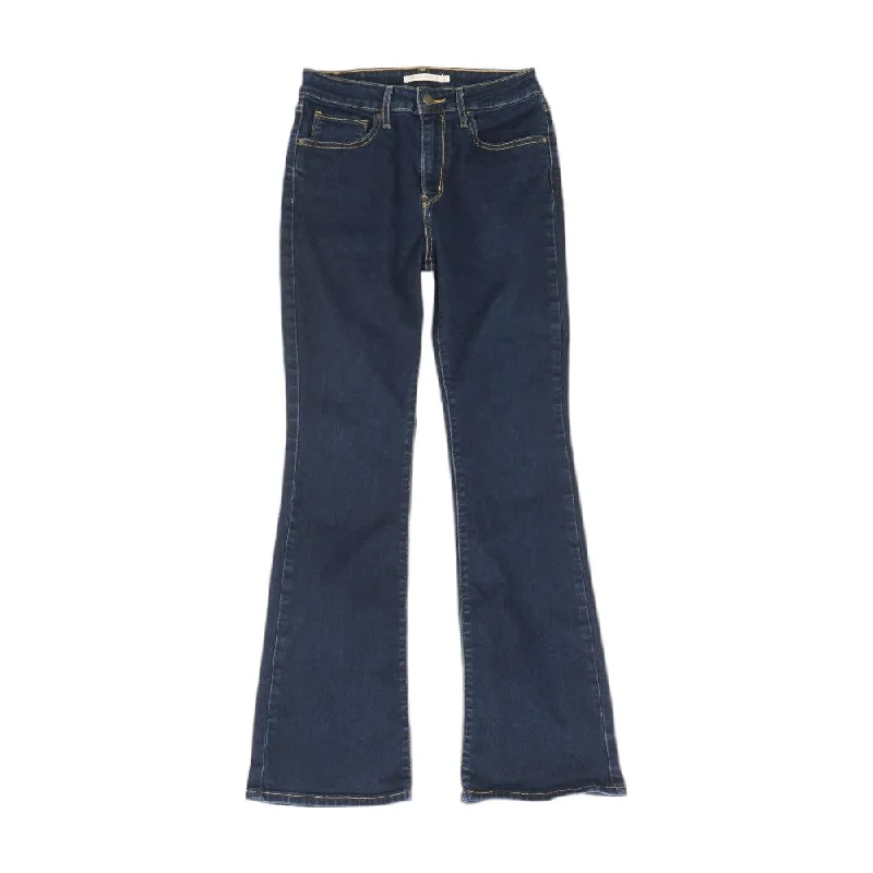 725 Indigo Solid High Rise Bootcut Jeans