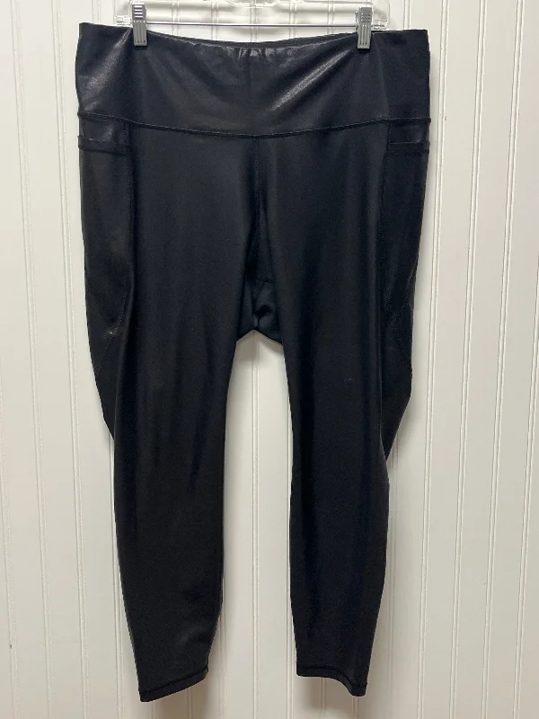 Athletic Leggings By Old Navy In Black, Size: 1x