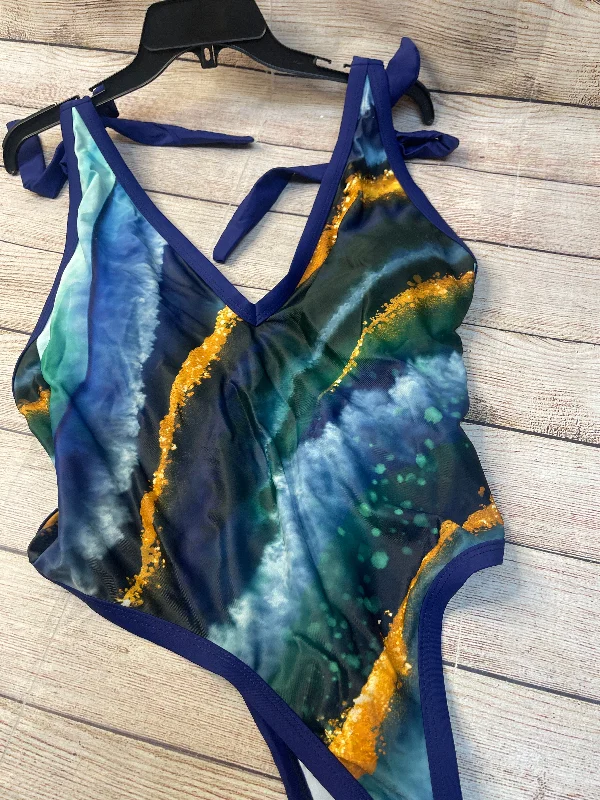 Navy Swimsuit Clothes Mentor, Size Xl