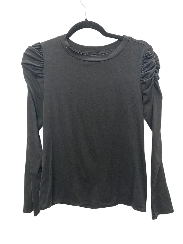 Top Long Sleeve Basic By Clothes Mentor In Black, Size: S